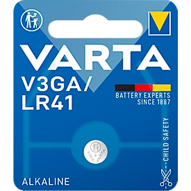 Batterij VARTA ALKALINE Speciaal V3GA/LR41, 1 stuk