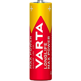 Batterijen AA/LR6/Mignon VARTA Longlife Max Power, 1,5 V, 4 stuks