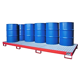 Bauer Auffangwanne Typ AW10, rot RAL3000