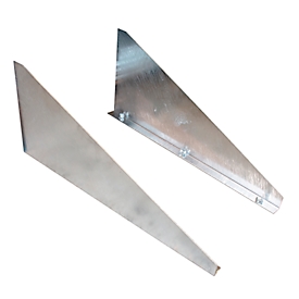 Bauer centring walls for MSB 150 mini hinged floor container, simple assembly, stabilizing, galvanized