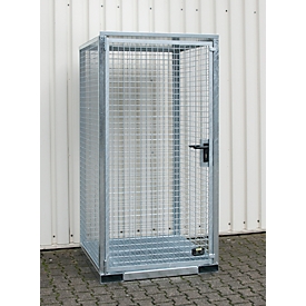 Bauer gasflessencontainer, type GFC-E, div. bodems verkrijgbaar, afsluitbaar