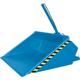 Bauer godet hydraulique pour chariot élévateur DGS 700, hydraulique pour chariot élévateur, L 1610 x l 1210 x H 1370 mm, 0,7 m³, jusqu'à 1000 kg, acier peint, bleu clair