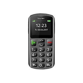 Bea-fon Silver Line SL250 - Feature Phone - LCD-Anzeige - 220 x 176 Pixel - Black Silver