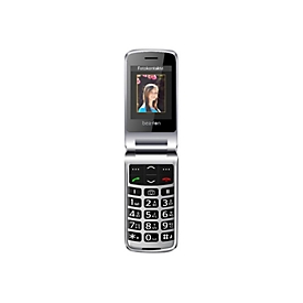 Bea-fon Silver Line SL595 - Feature Phone - microSD slot - LCD-Anzeige - 320 x 240 Pixel - rear camera 1,3 MP