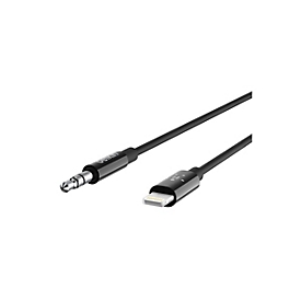 Belkin AV10172BT03-BLK - Mâle - 3,5mm - Mâle - 0,9 m - Noir