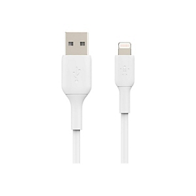 Belkin BOOST CHARGE - Lightning-Kabel - Lightning männlich zu USB männlich - 1 m - weiß - für Apple 10.5-inch iPad Pro; 12.9-inch iPad Pro (2nd generation); iPhone 11, 11 Pro, 11 Pro Max, 8, XR, XS, XS Max