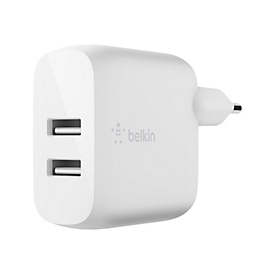 Belkin BOOST CHARGE - Netzteil - 24 Watt - 2 Ausgabeanschlussstellen USB