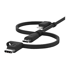Belkin BOOST CHARGE Universal - USB-Kabel - USB männlich zu Micro-USB Typ B, Lightning, 24 pin USB-C männlich - 1 m
