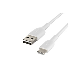 Belkin BoostCharge - 1 m - USB A - USB C - USB 2.0 - Blanc