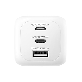 Belkin BoostCharge 100w 2C1A Wall Chrg w