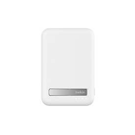 Belkin BoostCharge Pro - Induktive Power Bank - magnetisch mit Qi2 - 10000 mAh - 15 Watt - Fast Charge, PD - 2 Ausgabeanschlussstellen (magnetisch, USB-C)