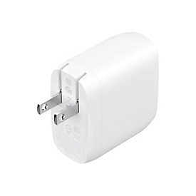 Belkin BoostCharge Pro - Netzteil - 60 Watt - 2.7 A - Fast Charge, Power Delivery 3.1 - 2 Ausgabeanschlussstellen (2 x USB-C)