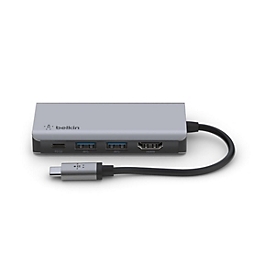 Belkin CONNECT 4-in-1 adaptateur de concentrateur multiport - USB-C - HDMI