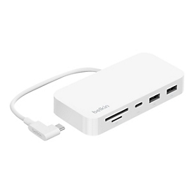 Belkin CONNECT 6-in-1 Multiport Hub - Dockingstation - USB-C - 1GbE