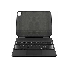 Belkin Connect Pro - Tastatur und Foliohülle (Schutzhülle) - mit magnetischem Ständer - mit Touchpad - hinterleuchtet - kabellos