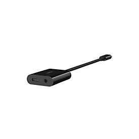 Belkin RockStar - USB-C zu Kopfhöreranschluss / Ladeadapter - USB-C männlich zu Mini-Stecker, USB-C weiblich - 19.6 cm - USB Power Delivery (60W)
