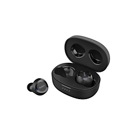 Belkin SoundForm Bolt - True Wireless-Kopfhörer mit Mikrofon - im Ohr - Bluetooth - Schwarz - für Apple iPhone 14, 14 Plus, 14 Pro, 14 Pro Max; Samsung Galaxy S22 5G, S22 Ultra 5G, S22+ 5G