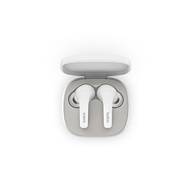 Belkin SoundForm Flow - True Wireless-Kopfhörer mit Mikrofon - im Ohr - Bluetooth - aktive Rauschunterdrückung - weiß