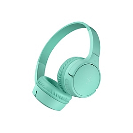 Belkin SoundForm Mini - Kopfhörer mit Mikrofon - On-Ear - Bluetooth - kabellos, kabelgebunden - 3,5 mm Stecker
