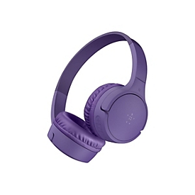 Belkin SoundForm Mini - Kopfhörer mit Mikrofon - On-Ear - Bluetooth - kabellos, kabelgebunden - 3,5 mm Stecker