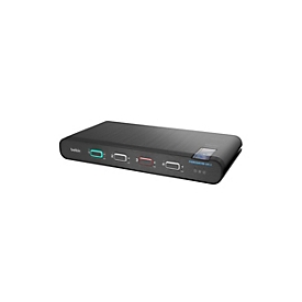 Belkin Universal Secure Single-Head - KVM-/Audio-Switch - 4 x KVM/Audio - 1 lokaler Benutzer - Desktop