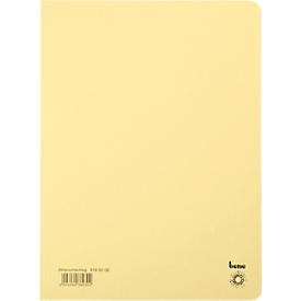 bene Aktenumschlag, DIN A4,  gelb