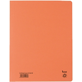 bene three-leaf folder, DIN A4, orange
