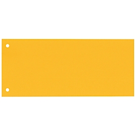 bene Trennstreifen-Karton, gelb, 100 Stück