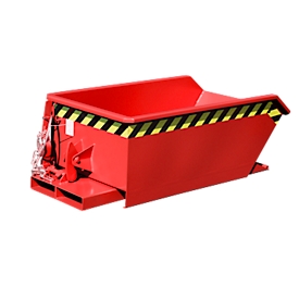 Benne basculante Mini type MGU 230 Bauer, hauteur de déversement 350 mm, rouge