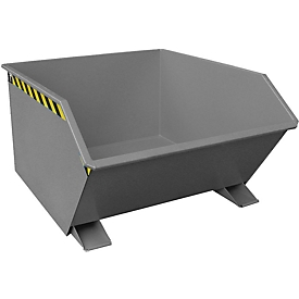 Benne basculante type GU, 1000 litres, gris