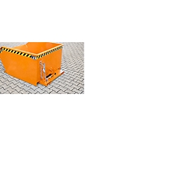 Benne basculante type GU, 300 litres, orange