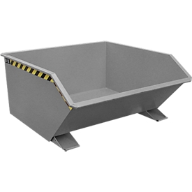 Benne basculante type GU, 750 litres, gris