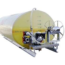Benzinmotorpumpe für mobile Bewässerungssysteme CEMO BWS 500, 500 l/min, mit Saug- und Druckanschluss