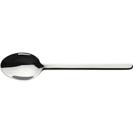 Bettina coffee spoon, stainless steel, mirror polished, chrome silver, 12 pieces