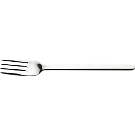 Bettina dinner forks, stainless steel, mirror polished, chrome silver, 12 pieces