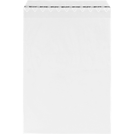 Beutel mit Haftklebeverschluss Selbstklebeverschlussbeutel, 165 x 220 mm, 70 µ