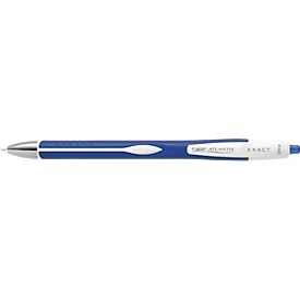 BIC® Atlantis® Druckkugelschreiber Exact, blau, 12 Stück