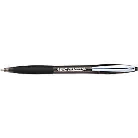BIC® Atlantis® Druckkugelschreiber Soft, schwarz, 12 Stück