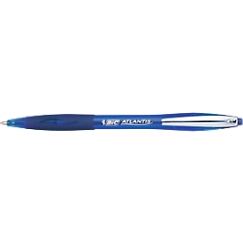 BIC® Atlantis® drukbalpen Soft, blauw, 12 stuks