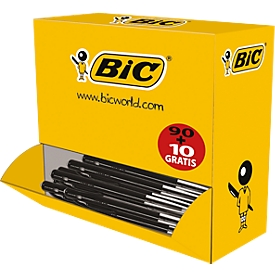 BIC balpennen M10 value pack zwart 90+10 GRATIS