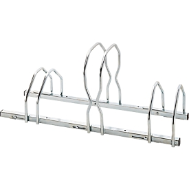 Bicycle stand MOTTEZ Fat Bike, 3 parking spaces, tire width adjustable, self-supporting, galvanized steel