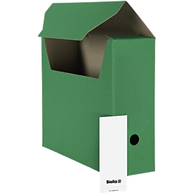 Biella Archivschachtel zur Selbstmontage A4, grün, 10 Stück