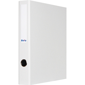 Biella carnet de pointage Dinor-Quatro, 2 x DIN A5, 4 cm 4 anneaux, blanc