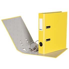 Biella Classeur Plasticolor® A5 4 cm, jaune