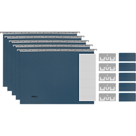 Biella Hängemappen-Set Original, A4 25 cm, blau
