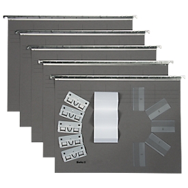 Biella Hängemappen-Set Original, A4 25 cm, grau