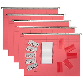 Biella Hängemappen-Set Original, A4 25 cm, rot