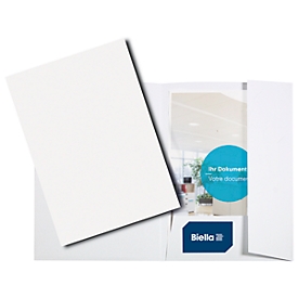 Biella offer and presentation folder Pearl A4, white