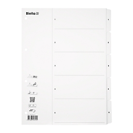 Biella répertoire en carton SmartIndex 1-5
