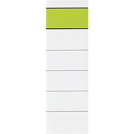 Binder spine label, back width 80 mm, insertable label, 10 pieces